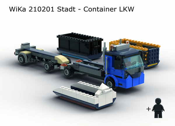 WiKa 210201 Stadt - Container-LKW - 282 Teile